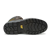 CAT Mens Striver Steel Toe Slip Resistant Block Heel Work Boots