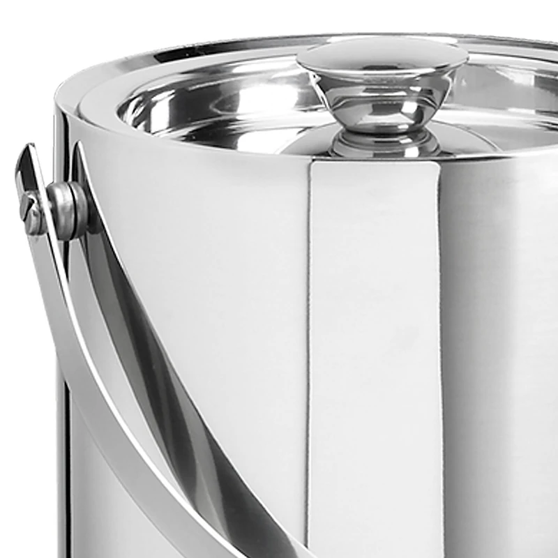 Kraftware Barware Polished Stainless Steel 1.5-qt. Ice Bucket