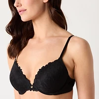Ambrielle Tulip Lace Push Up Bra