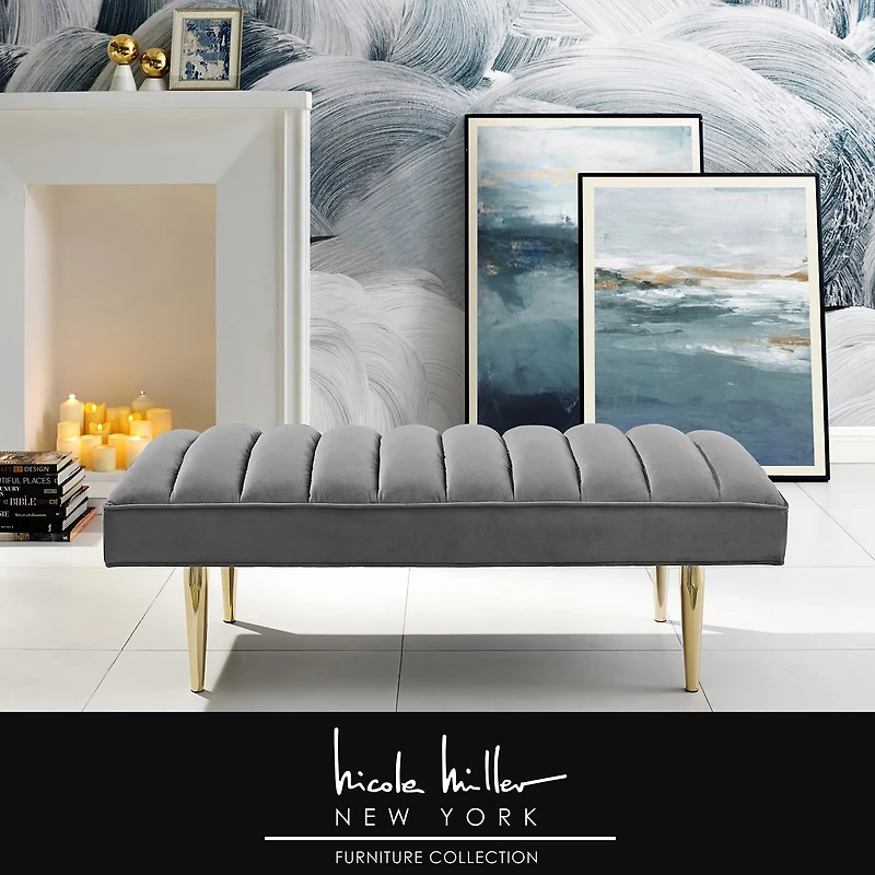 Inspired Home® Denver Upholstered Bench