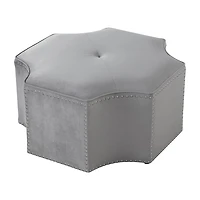 Inspired Home® Fiorella Upholstered Ottoman