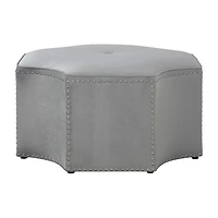 Inspired Home® Fiorella Upholstered Ottoman