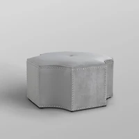 Inspired Home® Fiorella Upholstered Ottoman