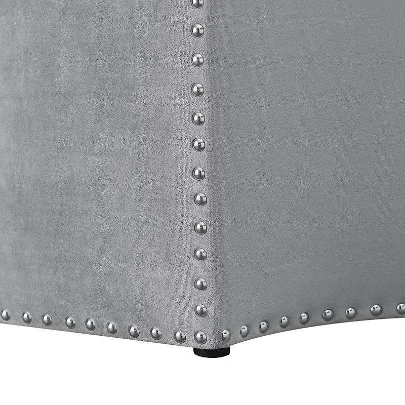 Inspired Home® Fiorella Upholstered Ottoman