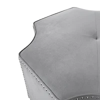 Inspired Home® Fiorella Upholstered Ottoman