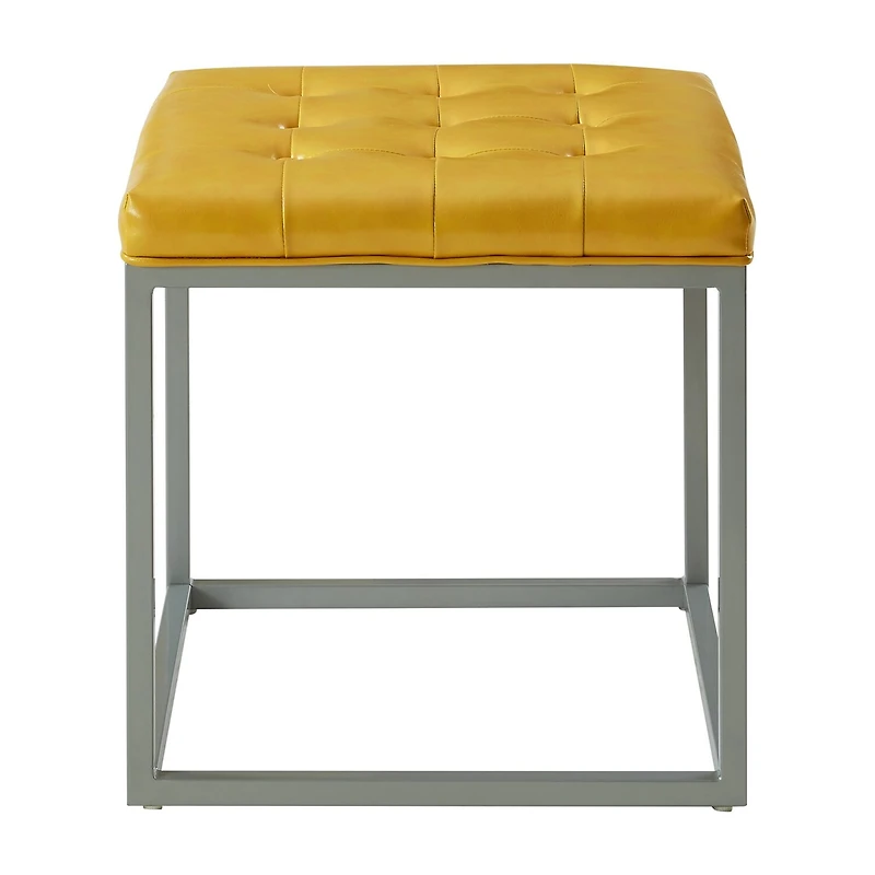 Inspired Home® Newton Tufted Ottoman