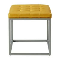 Inspired Home® Newton Tufted Ottoman