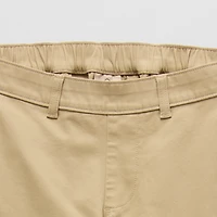 St. John's Bay Stretch Chino Mens Adaptive Easy-on + Easy-off Seated Wear Straight Fit Flat Front Pant