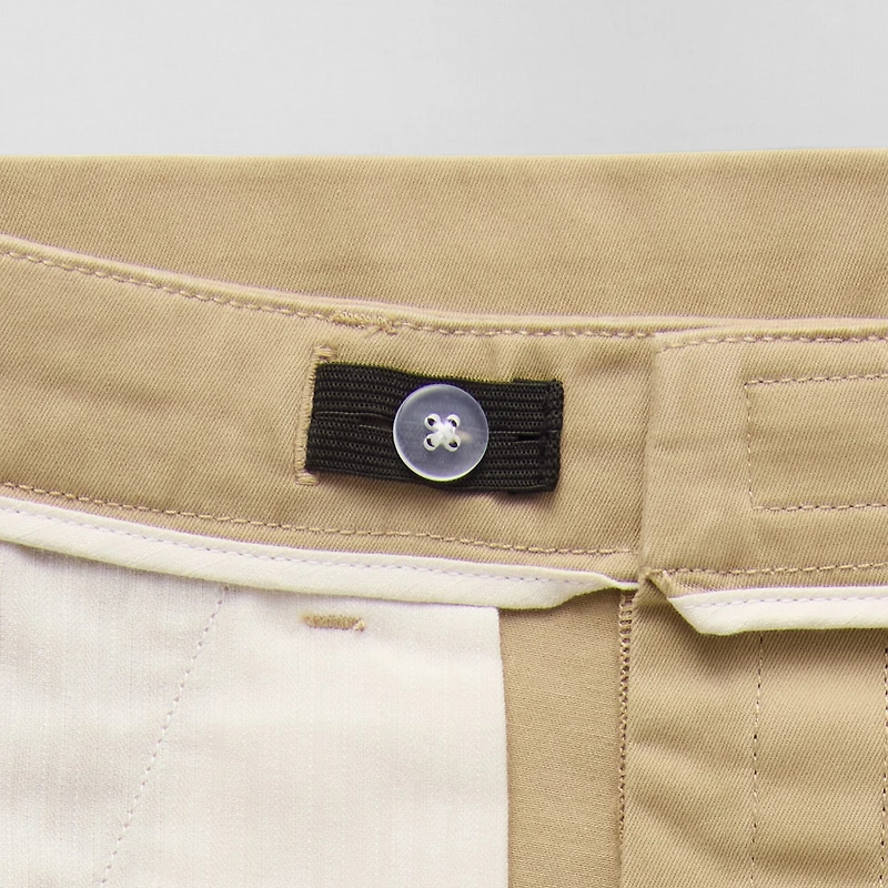 St. John's Bay Dexterity Stretch Chino Mens Adaptive Adjustable Features Easy-on + Easy-off Straight Fit Flat Front Pant