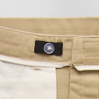 St. John's Bay Dexterity Stretch Chino Mens Adaptive Adjustable Features Easy-on + Easy-off Straight Fit Flat Front Pant