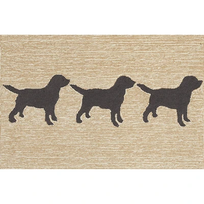 Liora Manne Frontporch Doggies Indoor/Outdoor Runner Rug