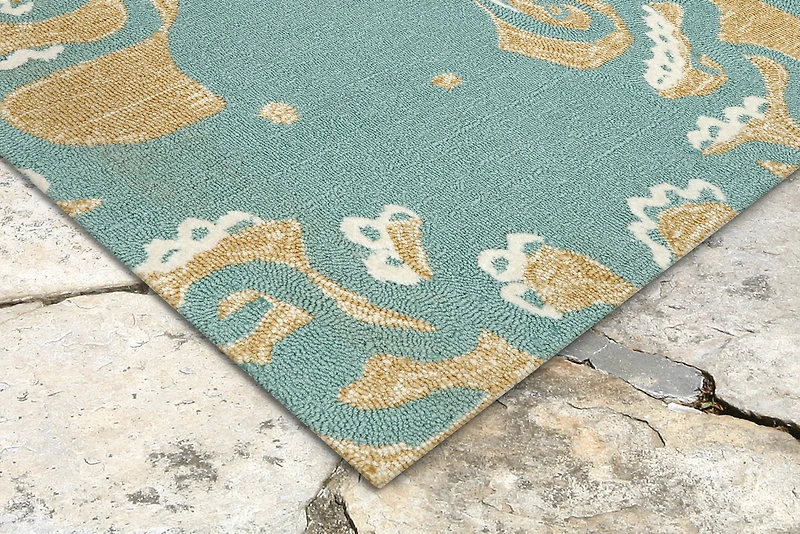 Liora Manne Frontporch Octopus Indoor/Outdoor Runner Rug