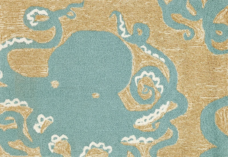 Liora Manne Frontporch Octopus Indoor/Outdoor Runner Rug