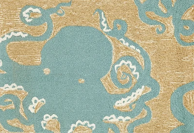 Liora Manne Frontporch Octopus Indoor/Outdoor Runner Rug