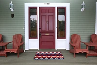 Liora Manne Frontporch Stars & Stripes Indoor/Outdoor Runner Rug