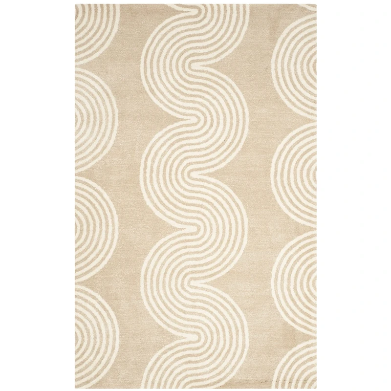 Safavieh Zachariah Geometric Hand Tufted Wool Rug