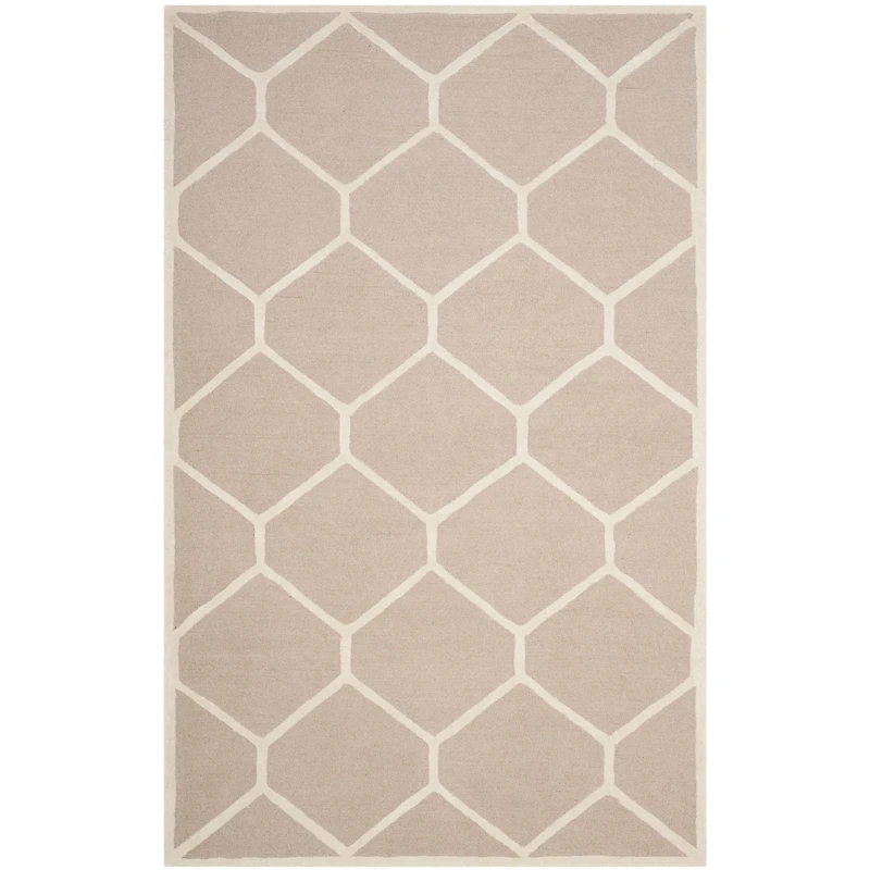 Safavieh Tryik Geometric Hand Tufted Wool Rug