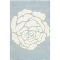 Safavieh Dacre Floral Wool Indoor Rectangular Area Rug