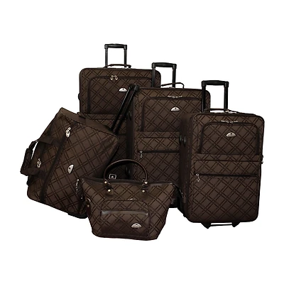 American Flyer Pemberly Buckles 5-pc. Softside Luggage Set