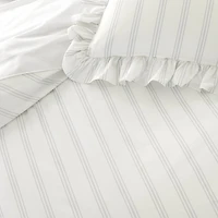Ecopure Brooke Comfort Wash Stripes Midweight Comforter Set
