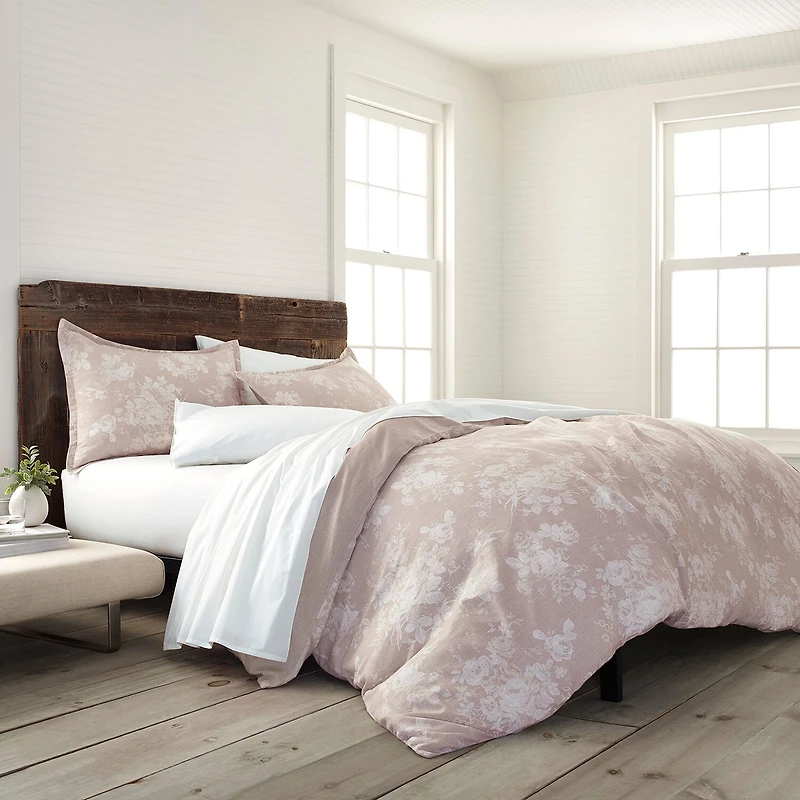 Ecopure Sienna Comfort Wash Floral Midweight Comforter Set