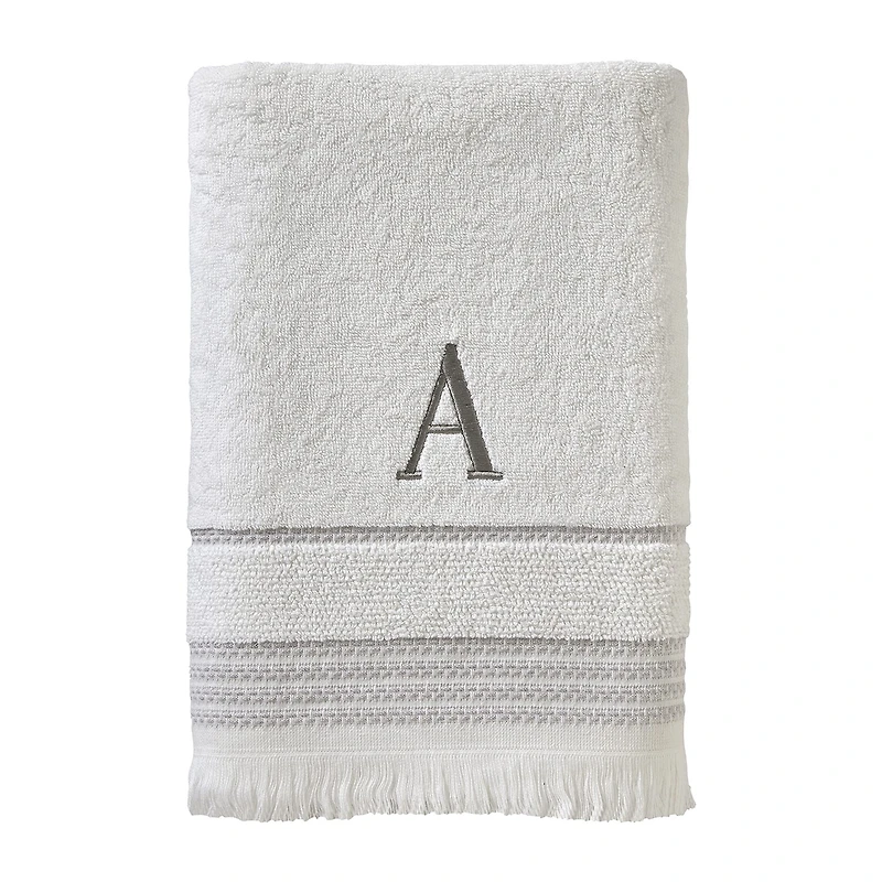Saturday Knight Casual Monogram Bath Towel