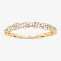 Signature By Modern Bride 1/5 CT.T.W. Natural Diamond 10K or 14K Gold Wedding Band
