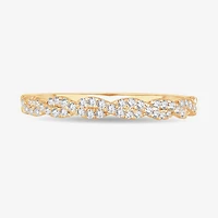 Signature By Modern Bride 1/5 CT.T.W. Natural Diamond 10K or 14K Gold Wedding Band