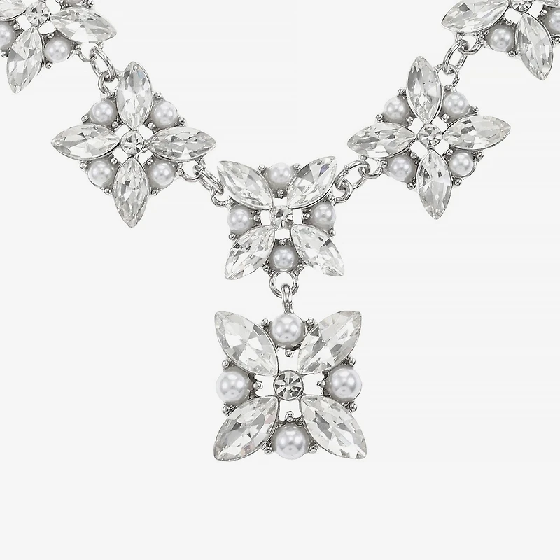 Monet Jewelry Timeless Silver Tone Womens 18 Inch Y Necklace