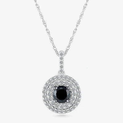 Limited Quantities! Womens 3/4 CT. T.W. Natural White Diamond 10K Gold Round 18 Inch Pendant Necklace