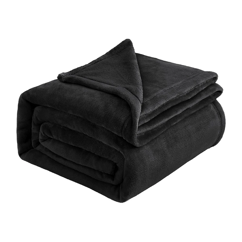 Bedsure® Flannel Solid Midweight Blanket
