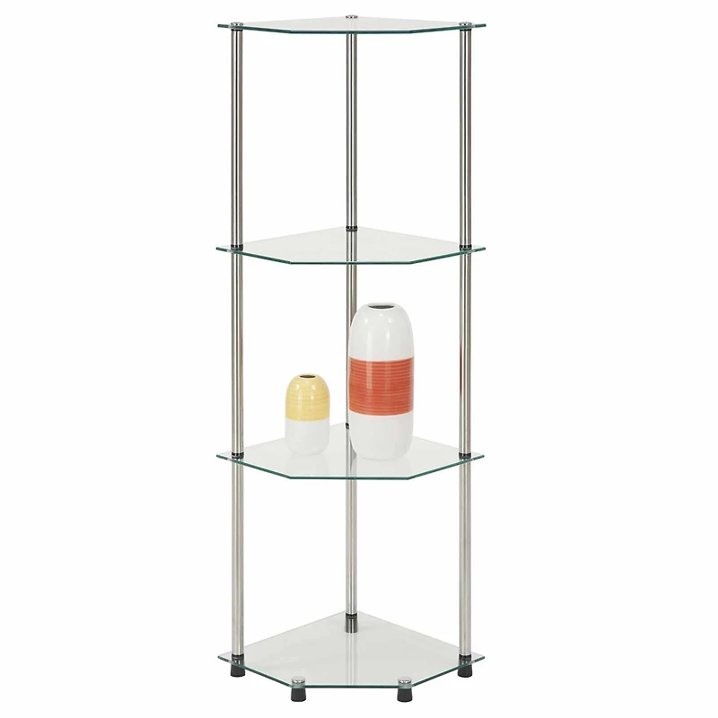 Wes 4-Tier Corner Shelf