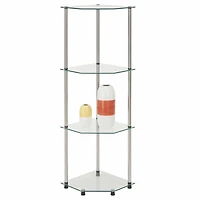 Wes 4-Tier Corner Shelf
