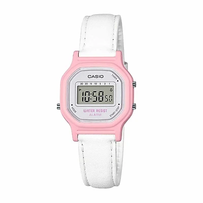Casio Womens Digital White Strap Watch La11wl-4a