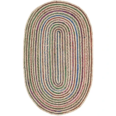 Safavieh Amaia Striped Oval Rug