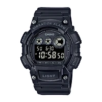 Casio Mens Digital Black Strap Watch W735h-1bv