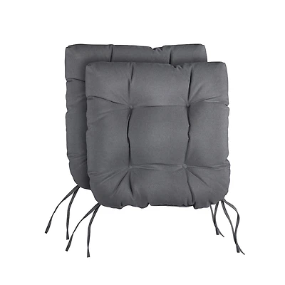 Mozaic Company Tufted U-Shaped Solid Seat Cushion (Set of 2)