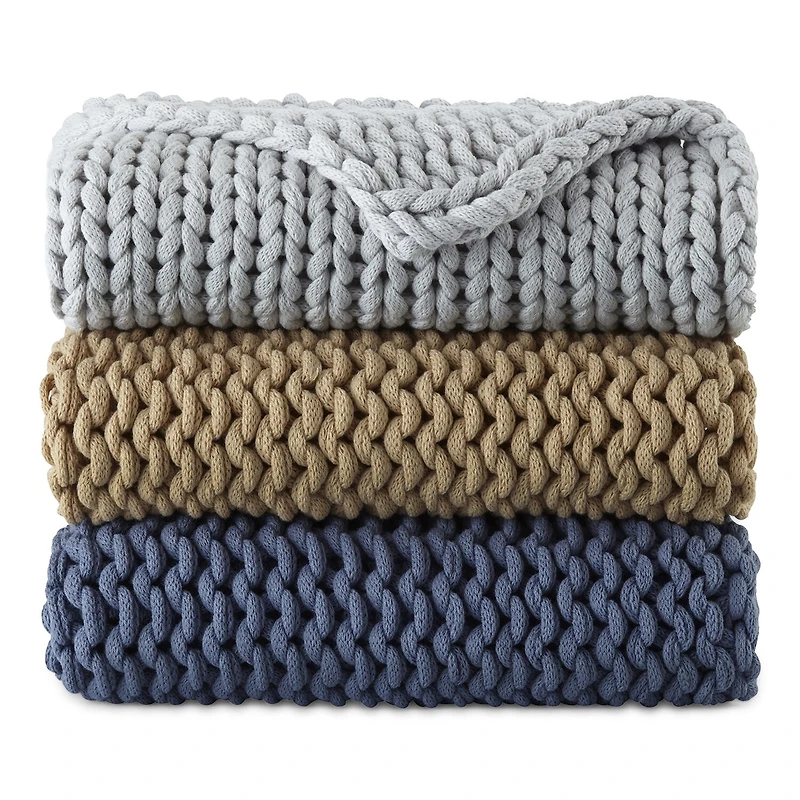 Linden Street Chunky Knit Throw