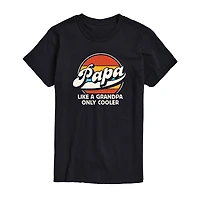 Mens Short Sleeve Papa Graphic T-Shirt