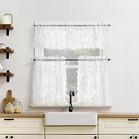 No 918 Nina Lace Rod Pocket Scallop Valance
