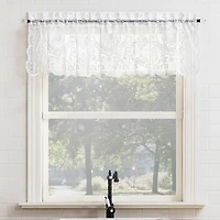 No 918 Nina Lace Rod Pocket Scallop Valance