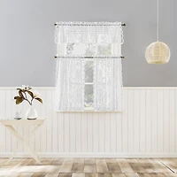 No 918 Nina Lace 2-pc. Rod Pocket Window Tier