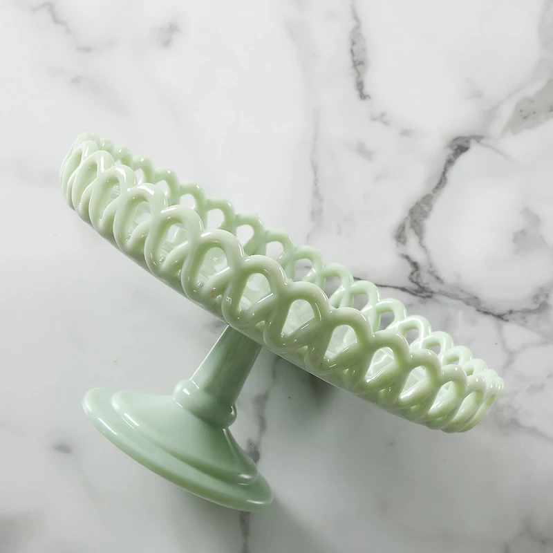 Martha Stewart Highbrook Highloop Glass Cake Stand