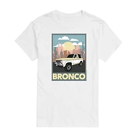 Mens Short Sleeve Ford Bronco Graphic T-Shirt
