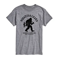 Mens Short Sleeve Fishing Graphic T-Shirt