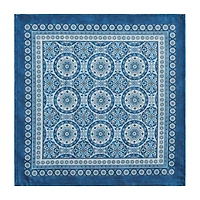 Elrene Home Fashions Vietri Medallion Block Print Stain & Water Resistant Indoor/Outdoor 4-pc. Napkins