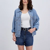 Levi's® Square Centerbar Buckle, Genuine Leather Belt Womens