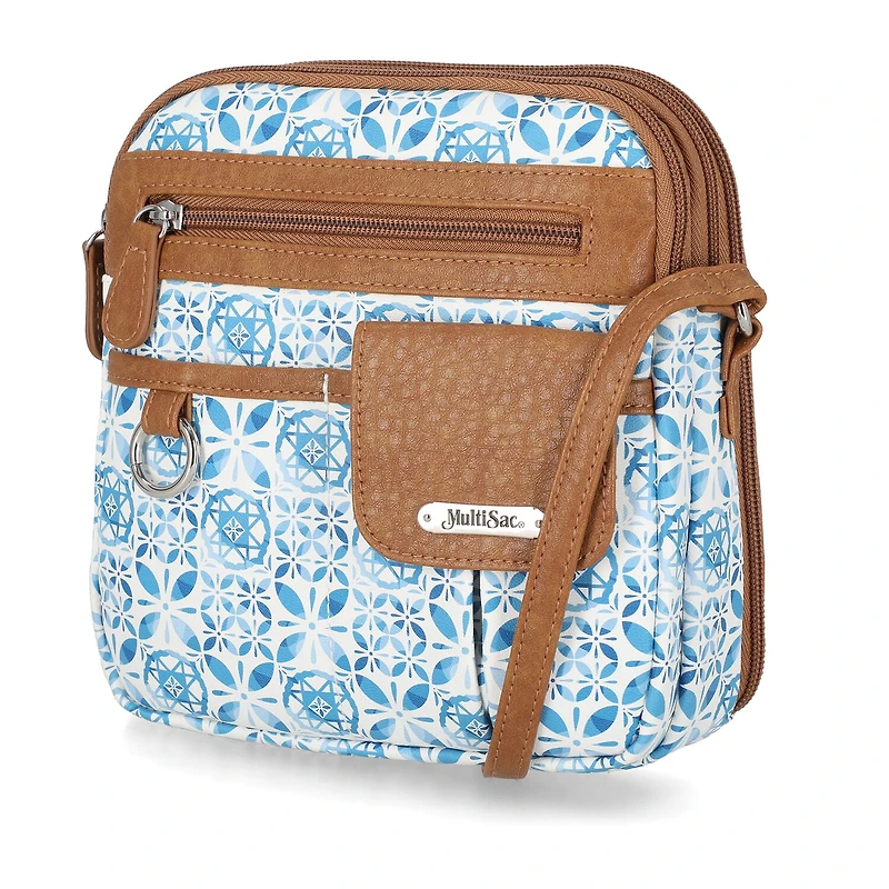 Multi Sac North/South Zip Around Crossbody Bag