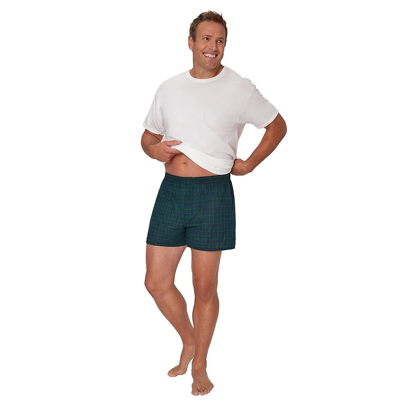 Hanes® Ultimate Big & Tall Men’s Underwear 3-Pack Woven Boxers 745cx3