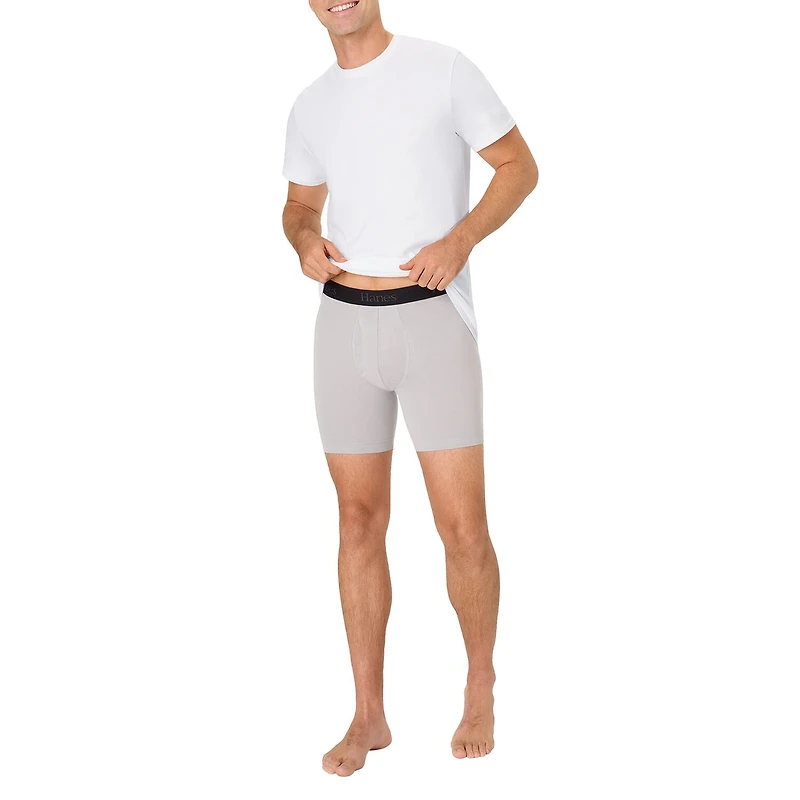 Hanes® Ultimate Men's Underwear 3-Pack Comfort Flex Fit® Boxer Briefs with Total Support Pouch™ Ufsbq3